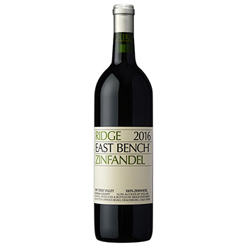 2016 イースト･ベンチ･ジンファンデル / リッジヴィンヤーズ ◎(RIDGE EAST BENCH ZINFANDEL 2016 ◎)